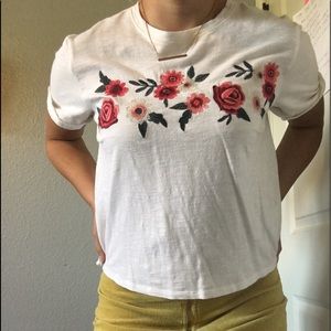 Floral short sleeve